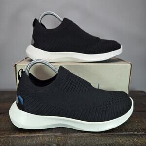 Vessi Everyday Move Slip On Mens Size 7 Waterproof Shoes Sneakers Black White